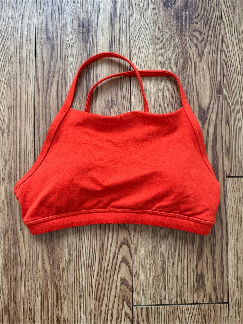 Fleo Women's Bright Red Sports Bralette